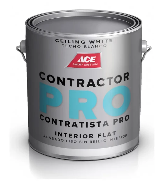 Краска для потолка ACE Contractor Pro Interior Ceiling White Paint