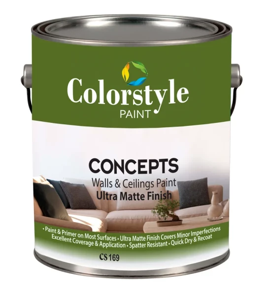 CS169. COLORSTYLE CONCEPT WALLS & CEILINGS PAINT ULTRA MATTE FINISH