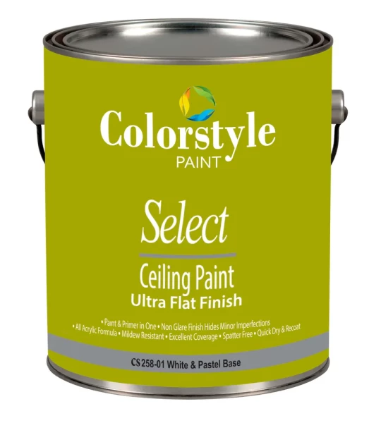 CS258-01. COLORSTYLE SELECT CEILING PAINT ULTRA . Высоко матовая краска для потолка.