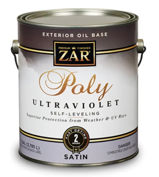 ЛАК Полиуретановый ZAR Exterior Oil Base Poly Ultraviolet  Для наружных работ