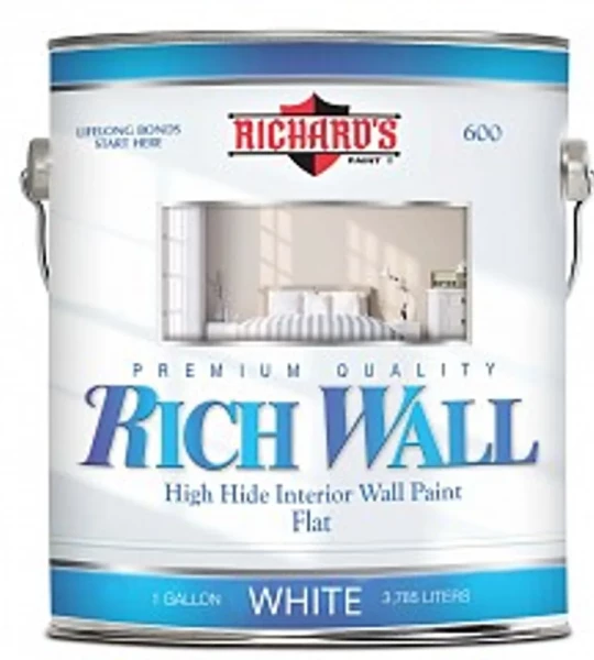 Американская, матовая краска RICH WALL HIGH HIDE INTERIOR MATTE WALL PAINT