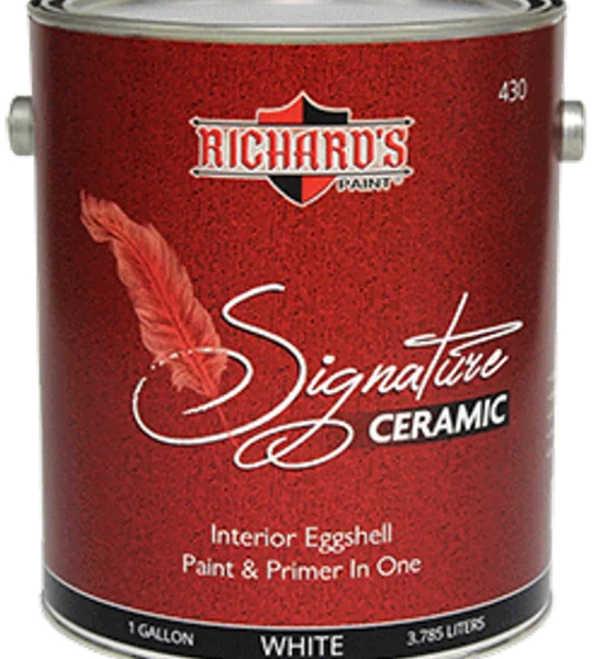 Американская, интерьерная краска RICHARD'S PAINT SIGNATURE CERAMIC Eggshell