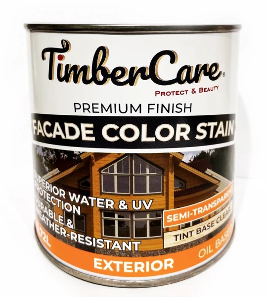 TimberCare e Facade Color Stain Пропитка колеруемая суперстойкая для наружных деревянных поверхностей